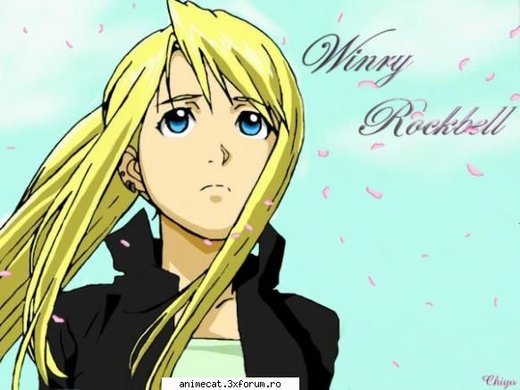 Winry - o adevarata prietena ^_^ - Full Metal Alchemist